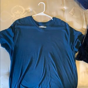 Large navy shirt dark blue